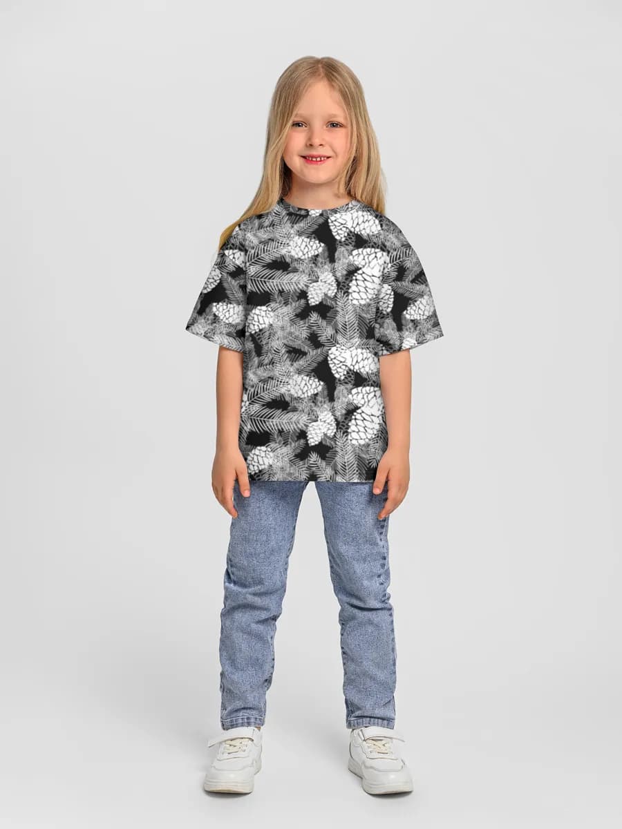 Camiseta Oversize de Algodón Niña