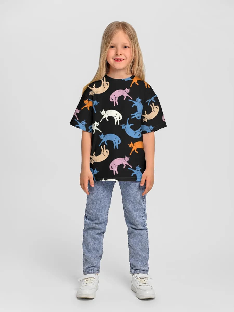 T-shirt coton oversize fille