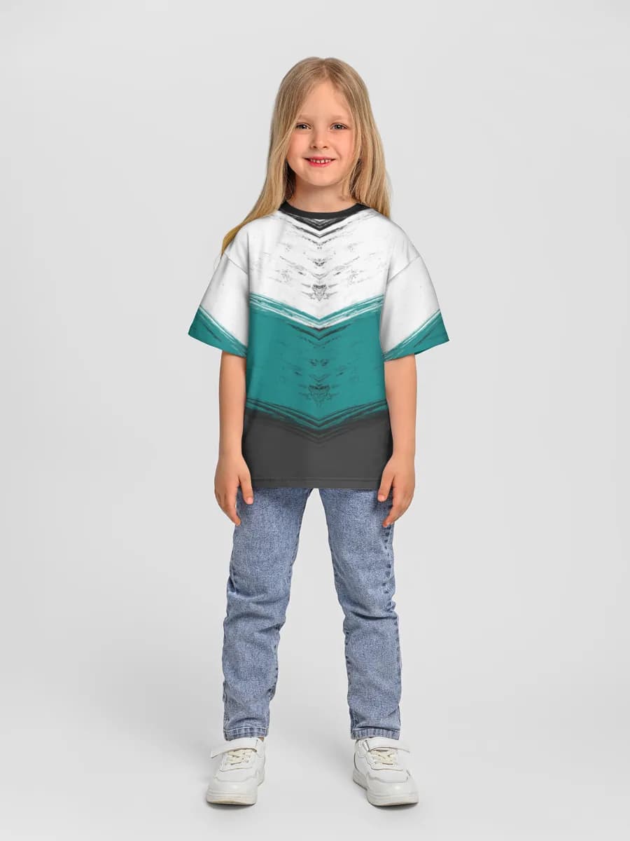Camiseta Oversize de Algodón Niña