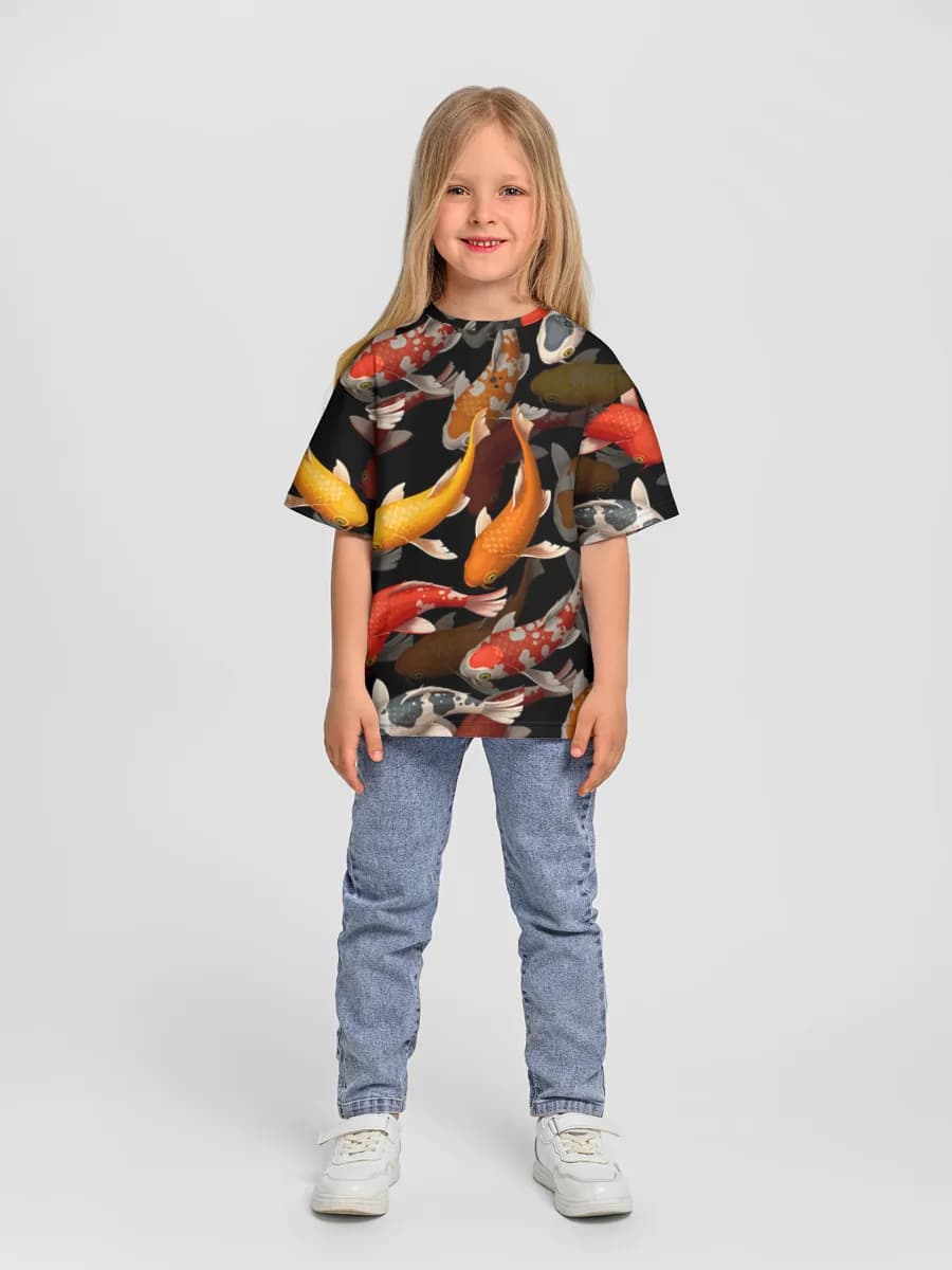 Camiseta Oversize de Algodón Niña