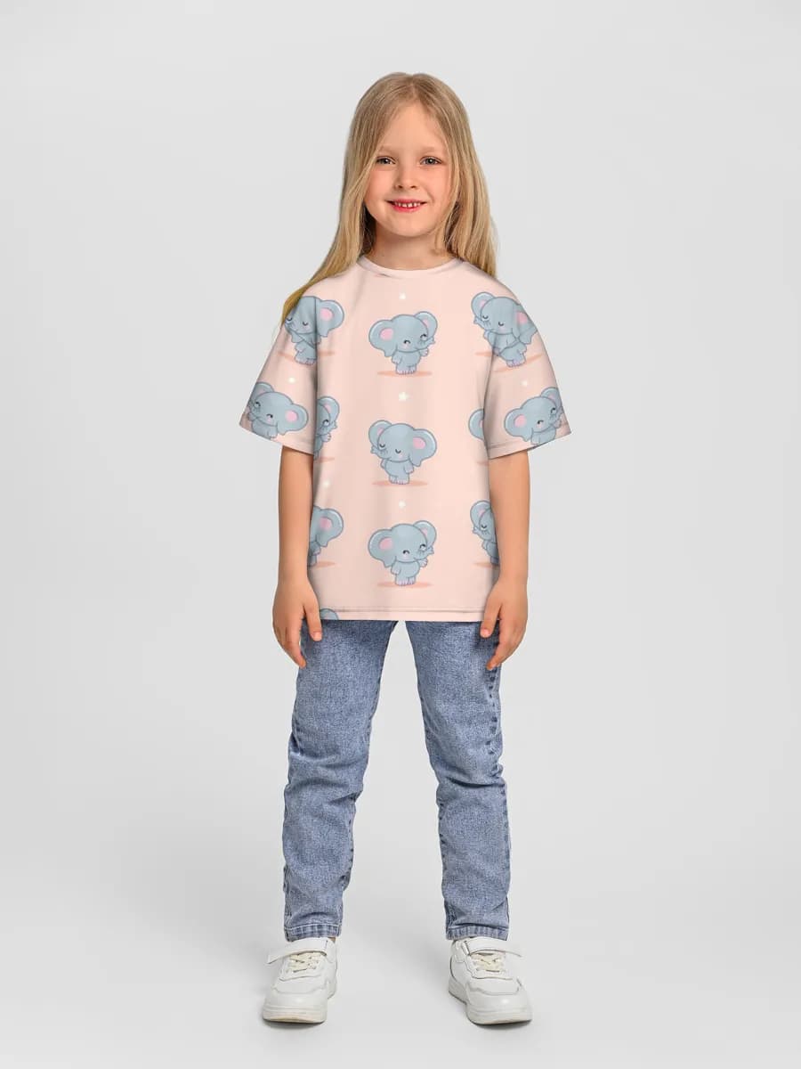 T-shirt coton oversize fille