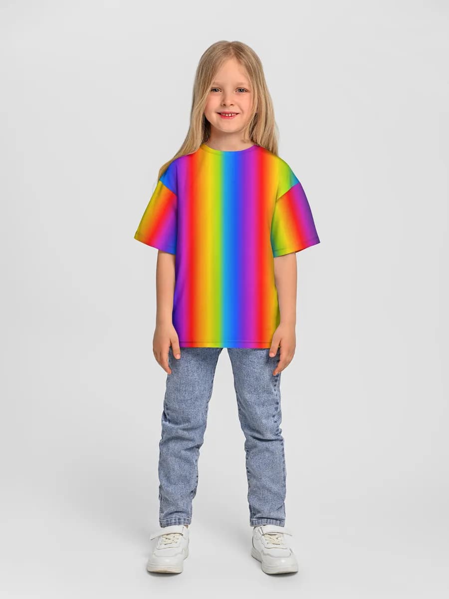 Camiseta Oversize de Algodón Niña