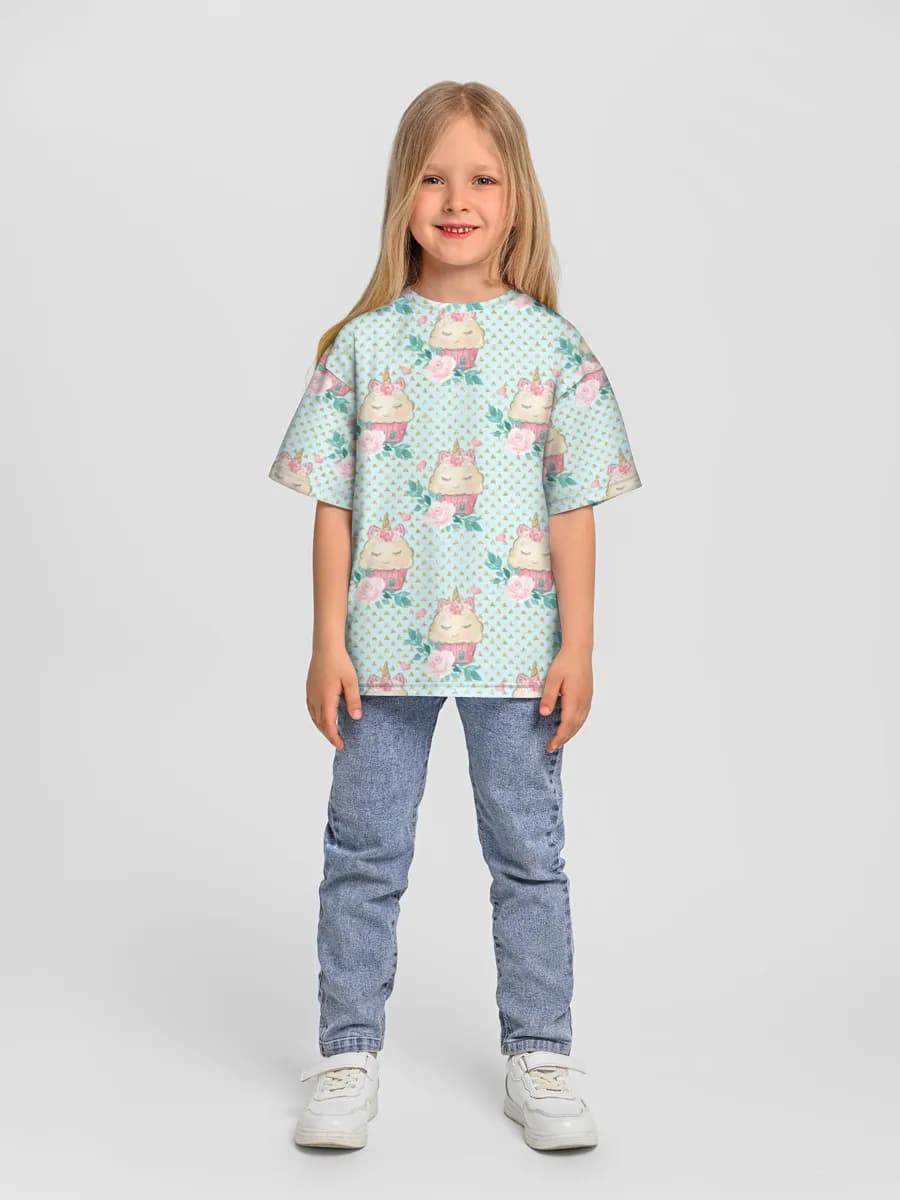 T-shirt coton oversize fille