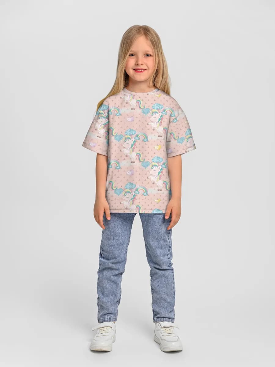 T-shirt coton oversize fille