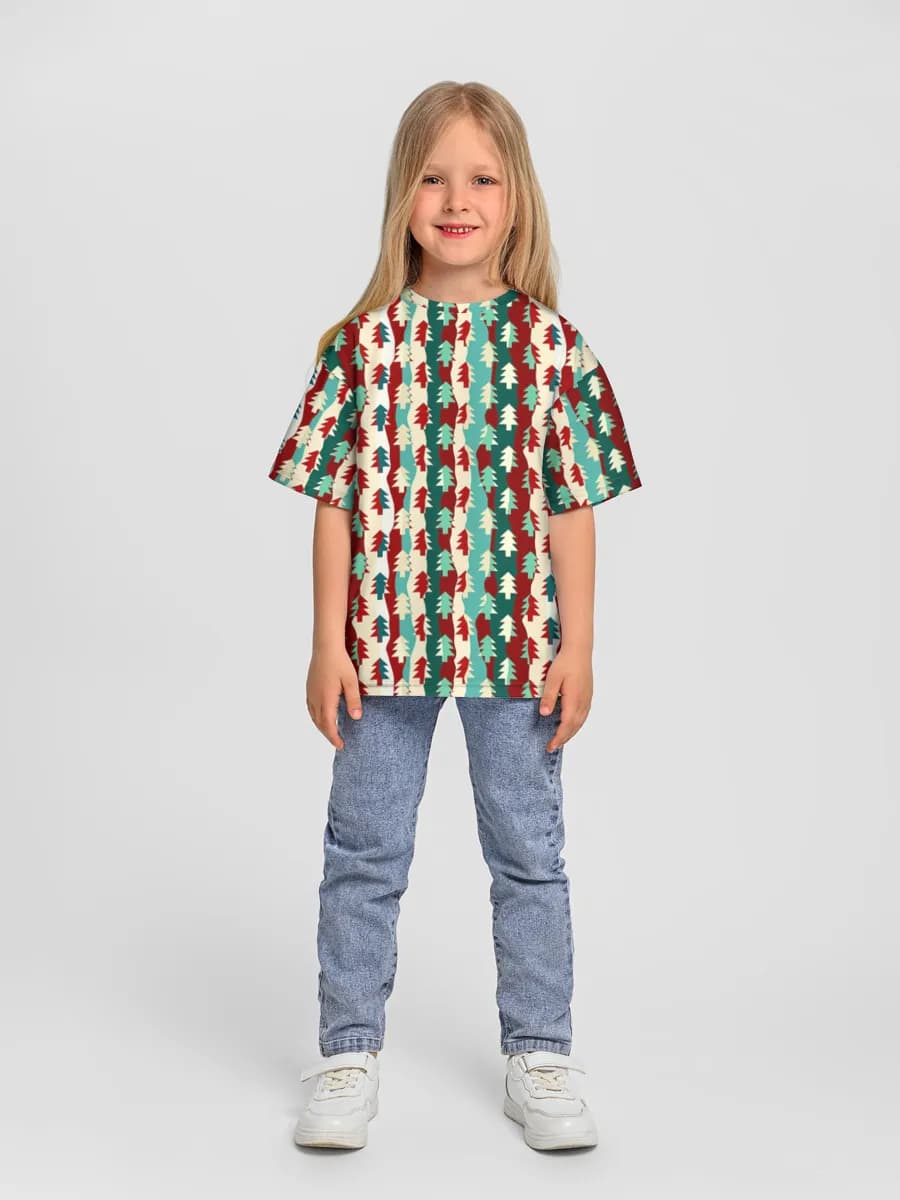 Camiseta Oversize de Algodón Niña