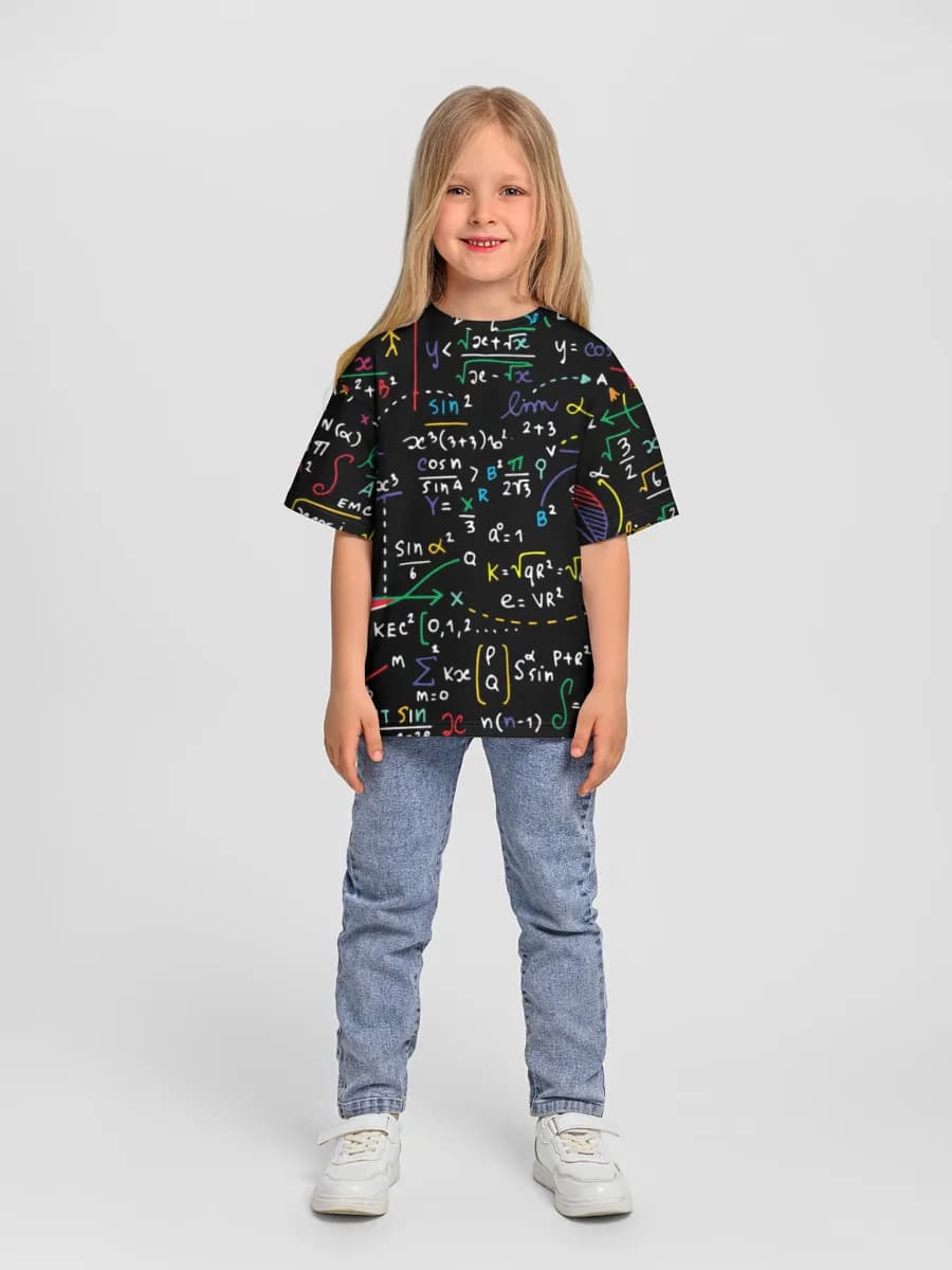 Camiseta Oversize de Algodón Niña