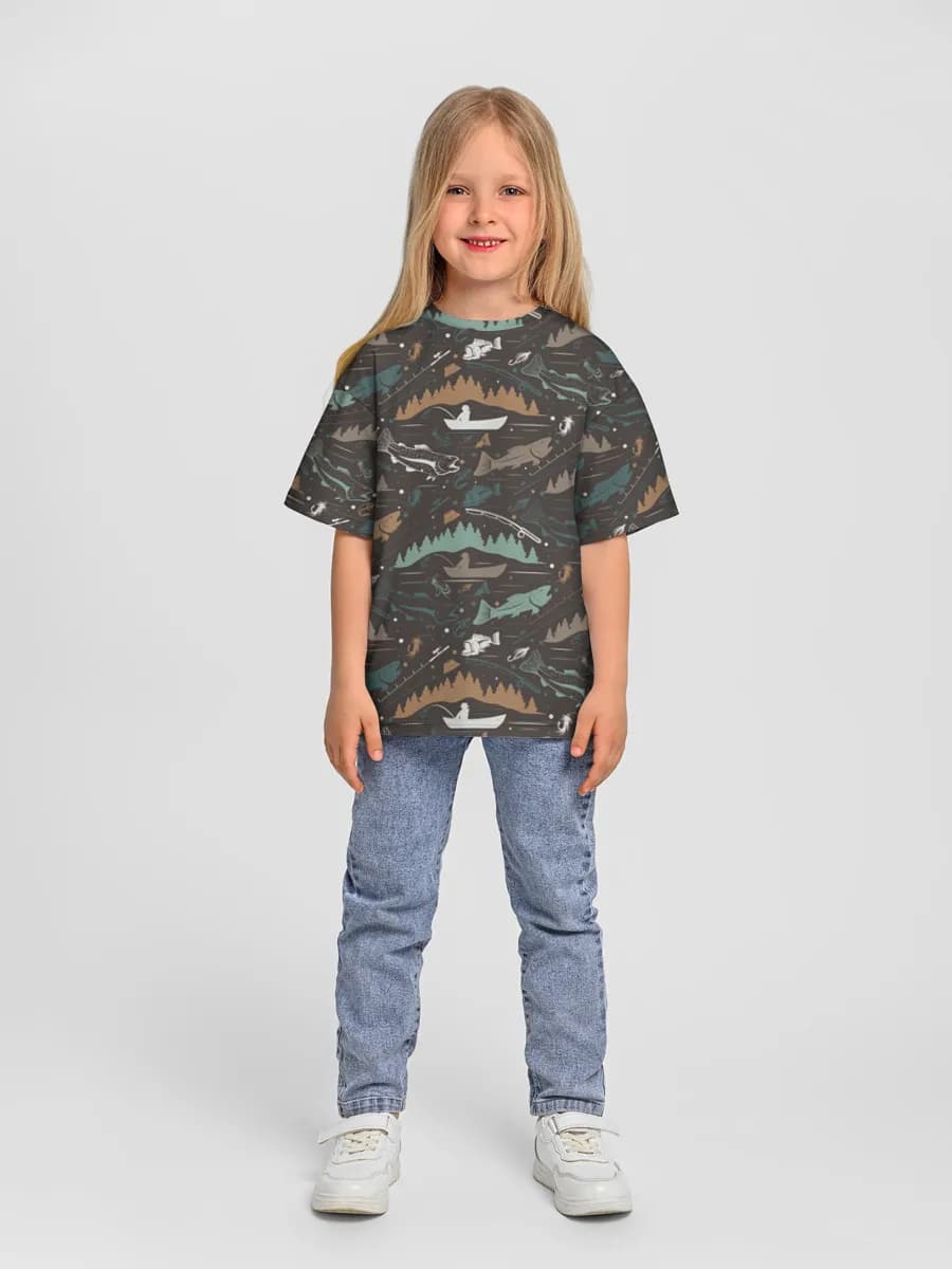Camiseta Oversize de Algodón Niña