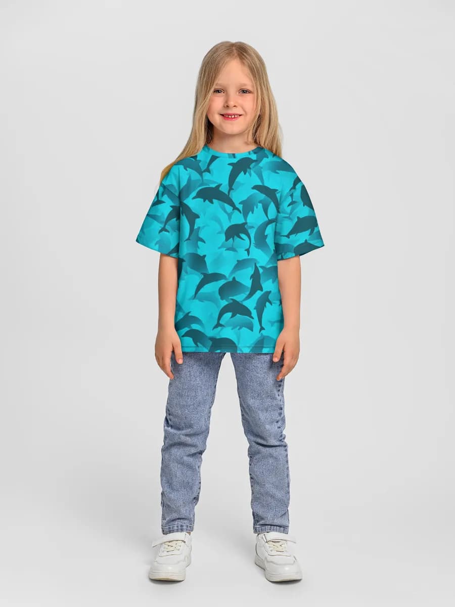 Camiseta Oversize de Algodón Niña