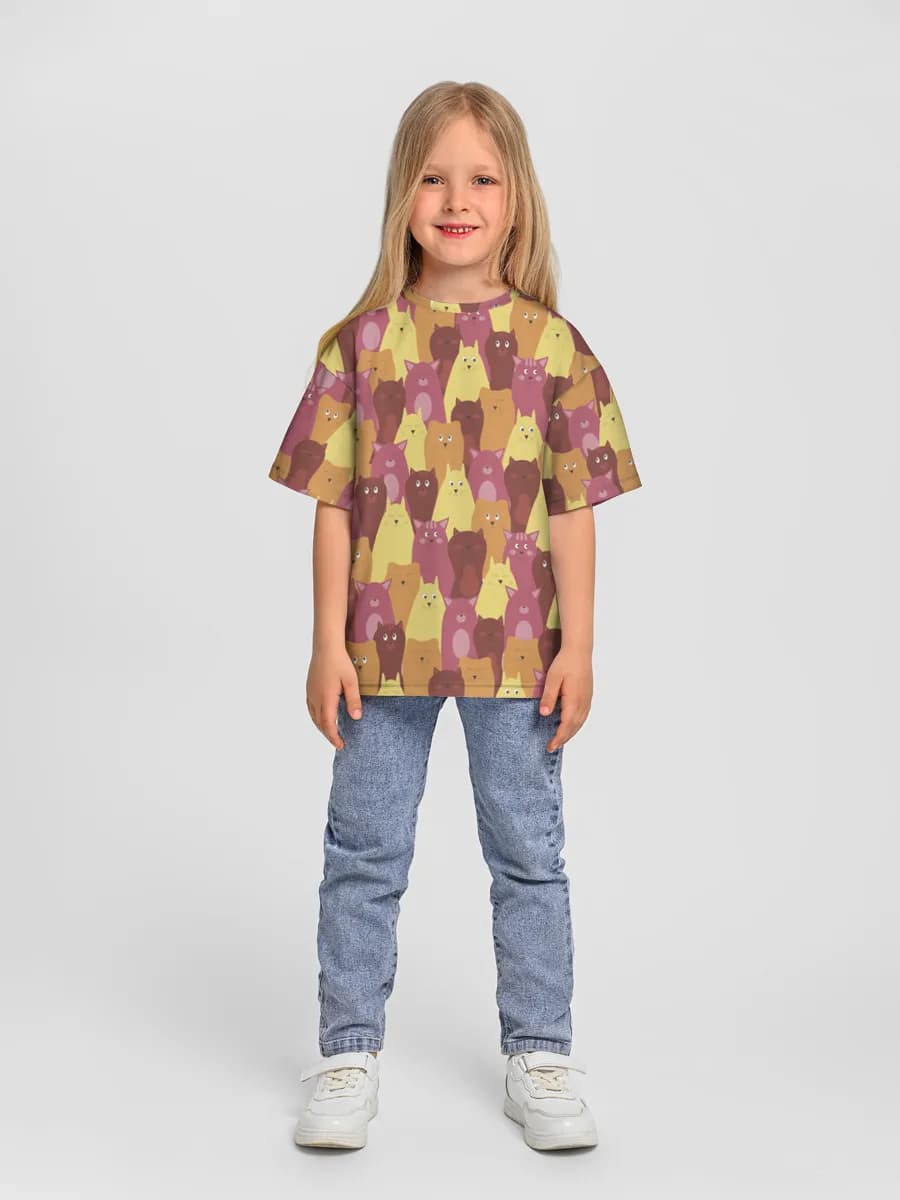 T-shirt coton oversize fille