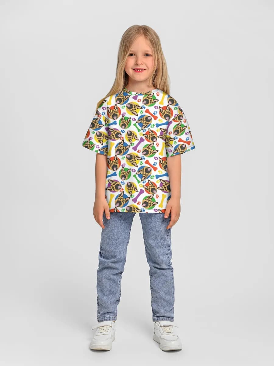 T-shirt coton oversize fille