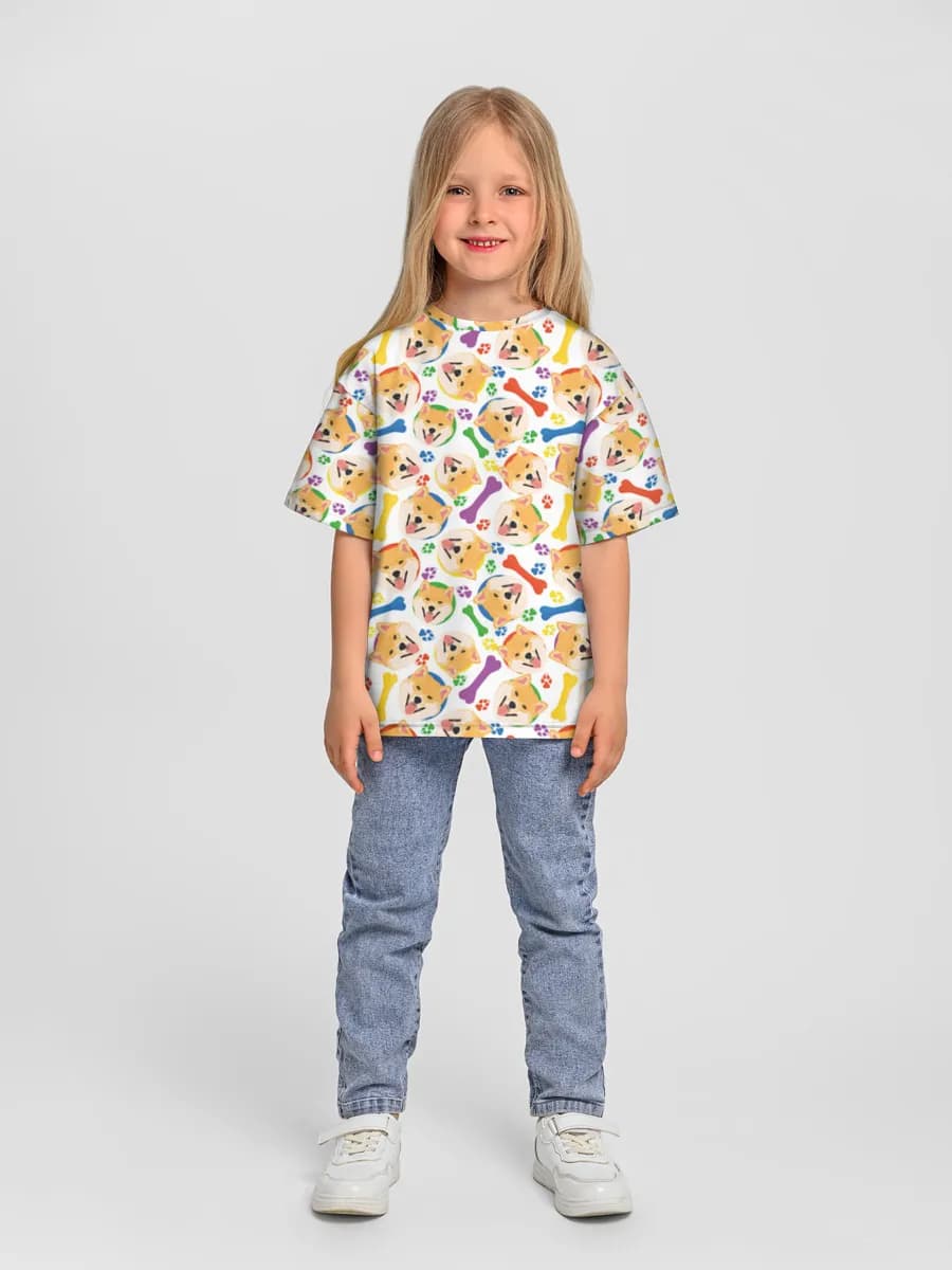 T-shirt coton oversize fille