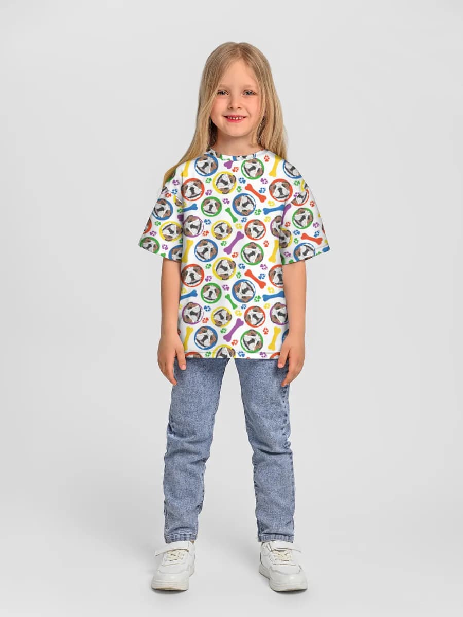 T-shirt coton oversize fille