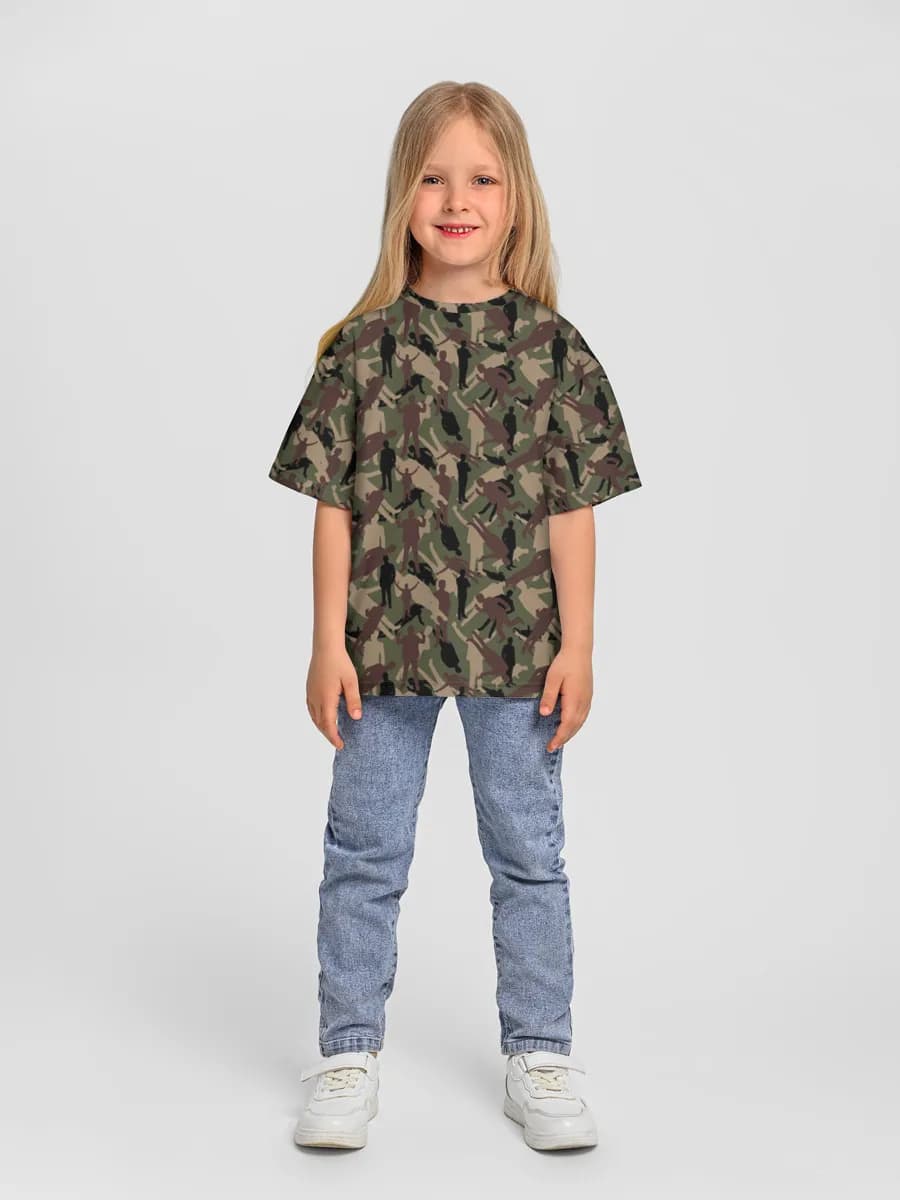 Oversized Baumwoll-T-Shirt Mädchen