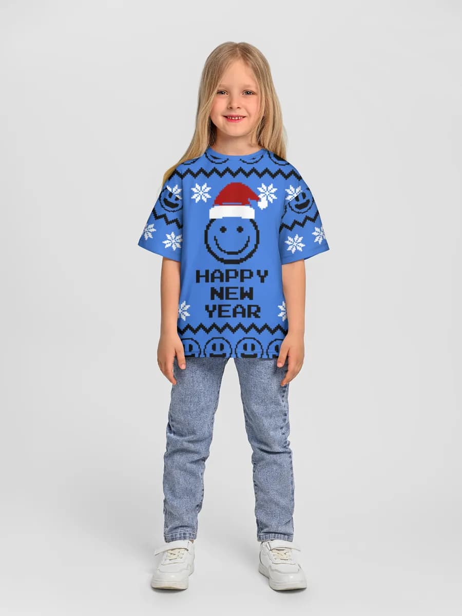 Oversized Baumwoll-T-Shirt Mädchen