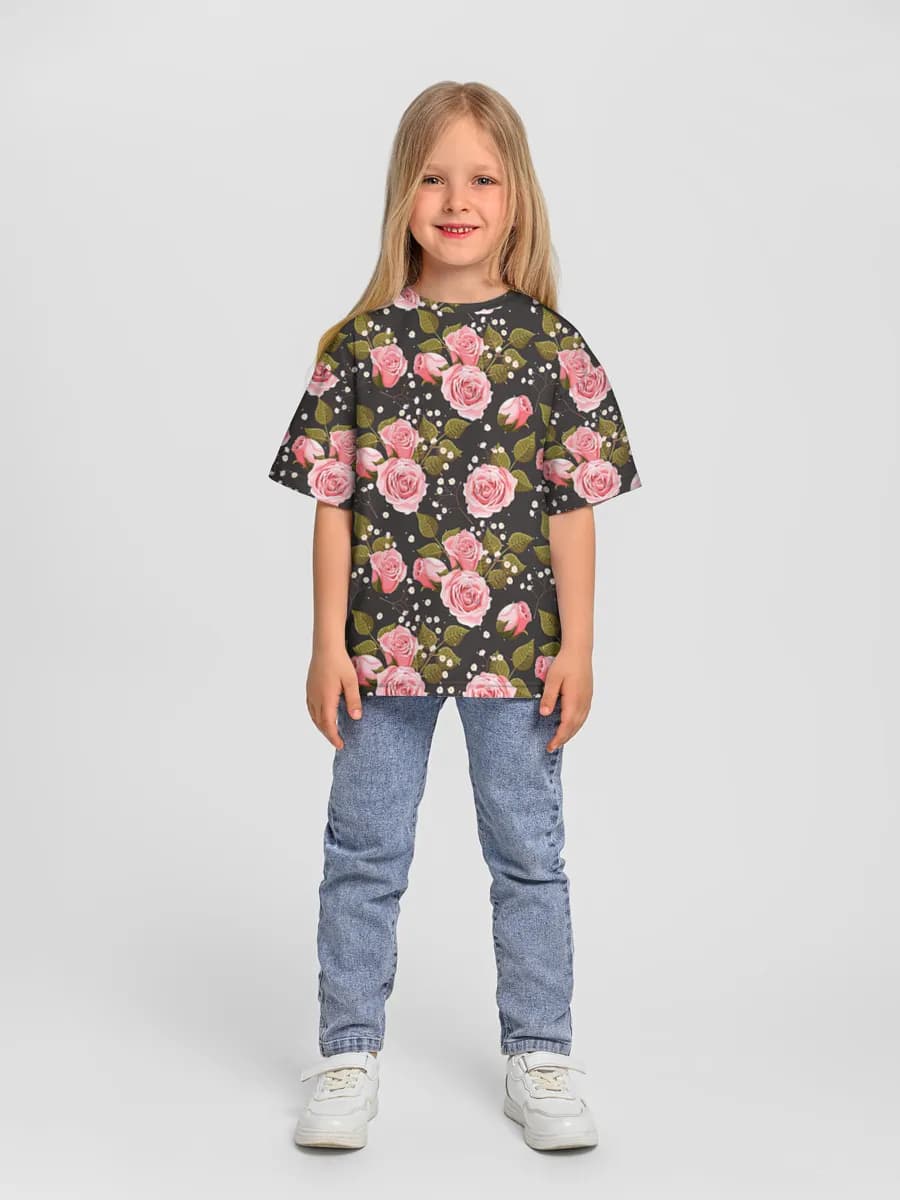 T-shirt coton oversize fille
