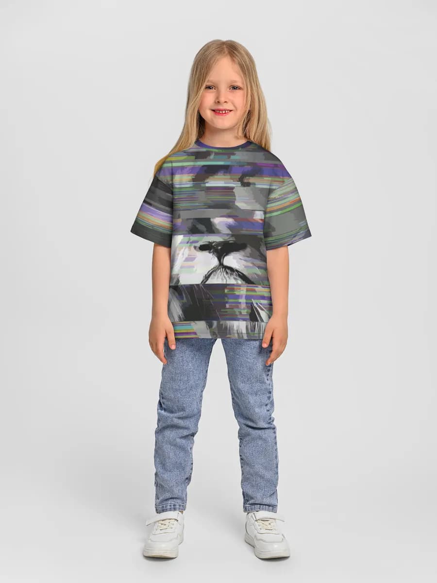 T-shirt coton oversize fille