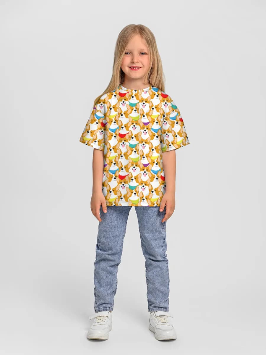 Camiseta Oversize de Algodón Niña