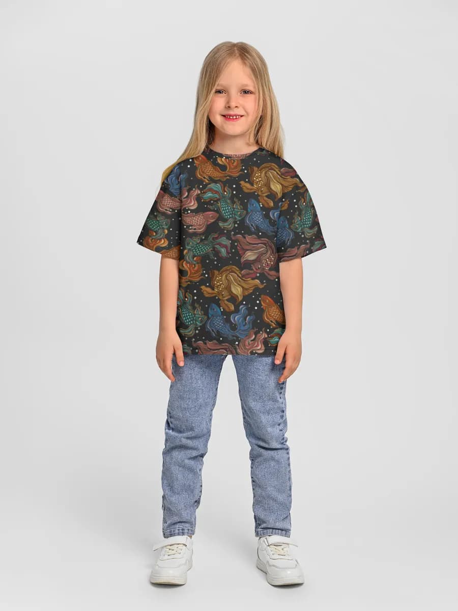 T-shirt coton oversize fille