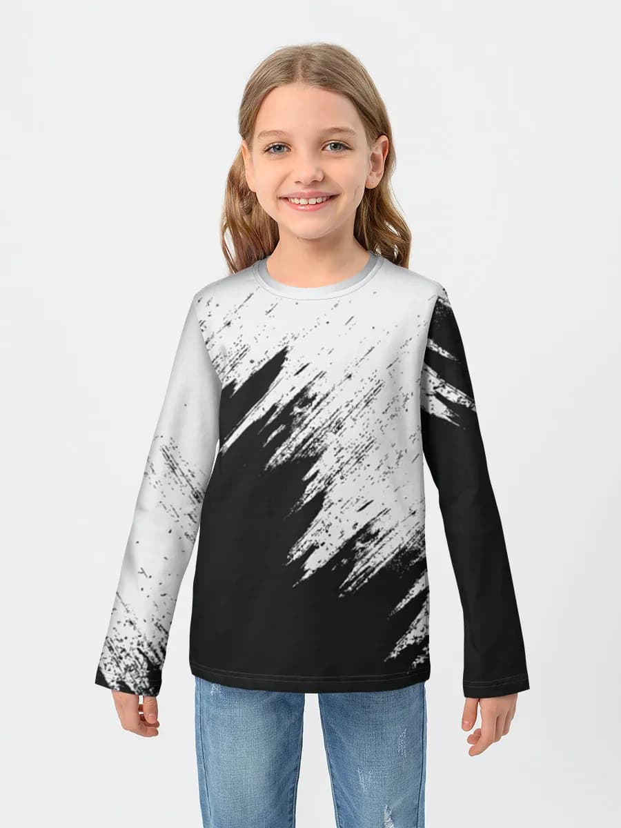 Camiseta Manga Larga de Algodón Niña