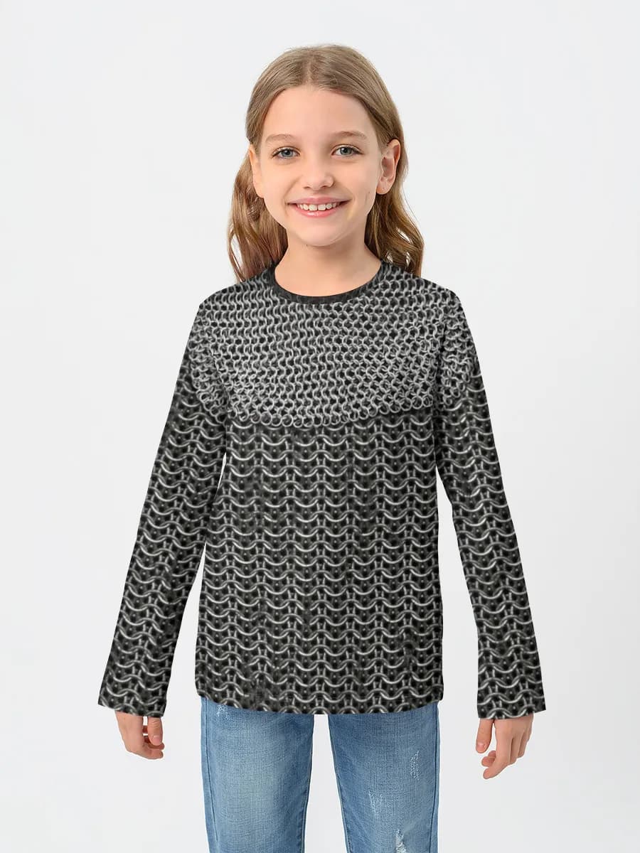 Camiseta Manga Larga de Algodón Niña