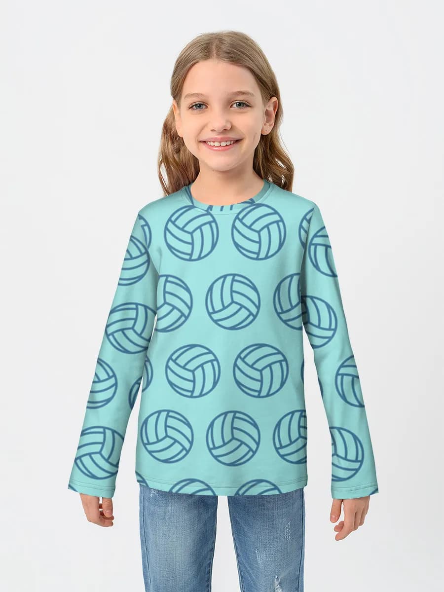 Baumwoll-Langarmshirt Mädchen