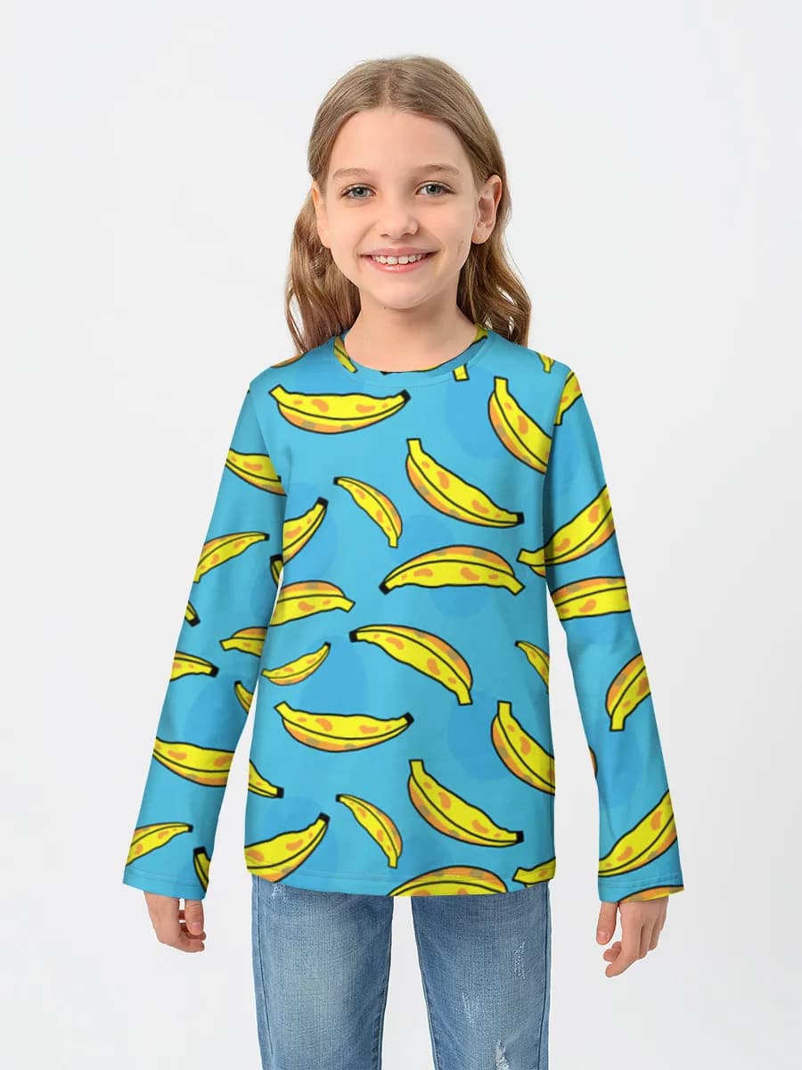 Camiseta Manga Larga de Algodón Niña