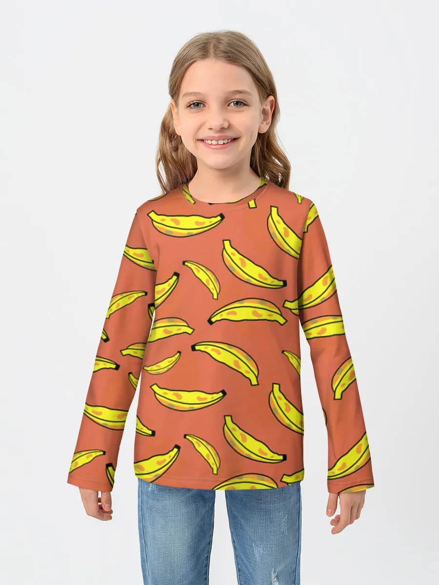 女の子 コットン ロンT