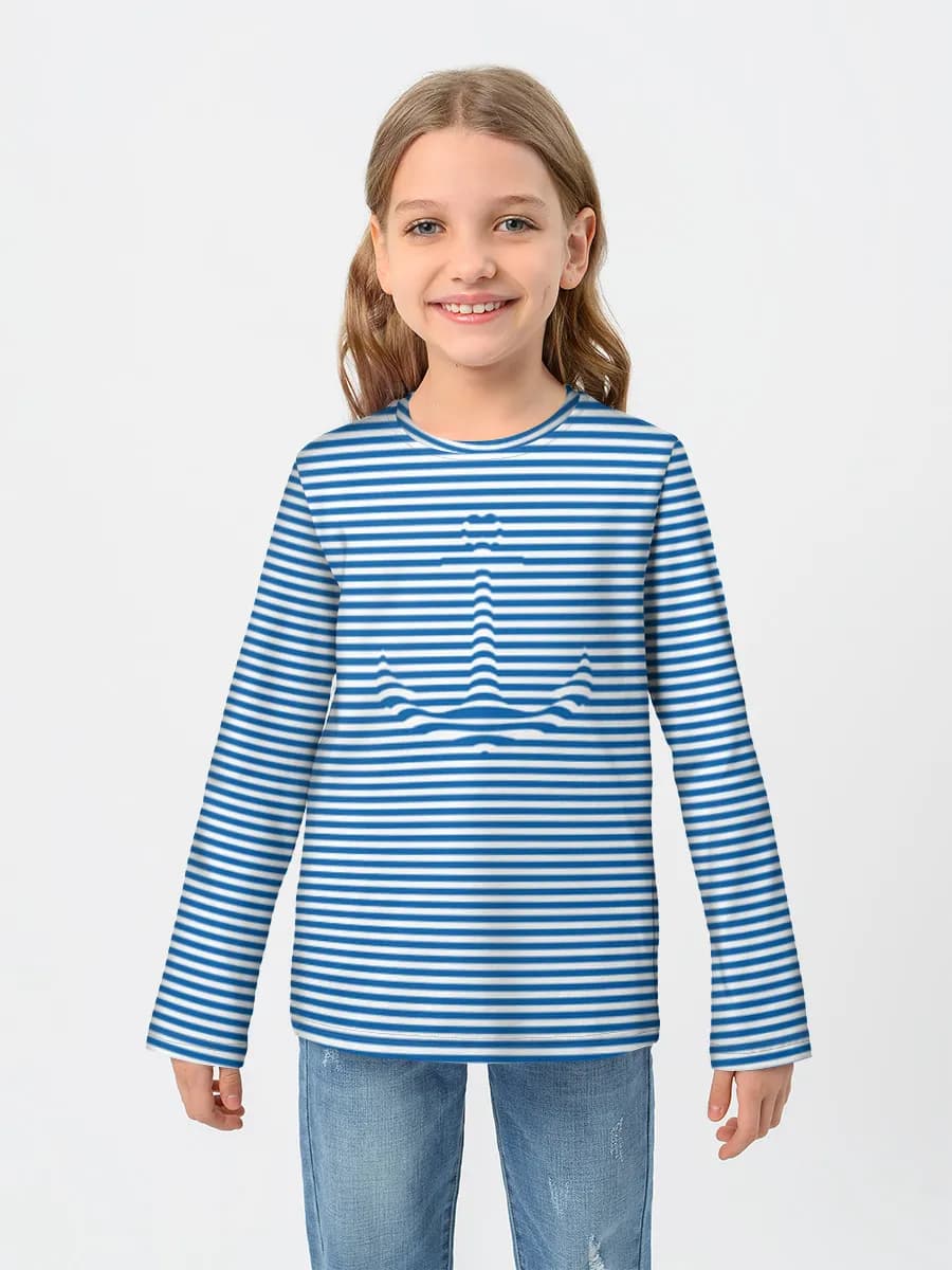 T-shirt manches longues coton fille