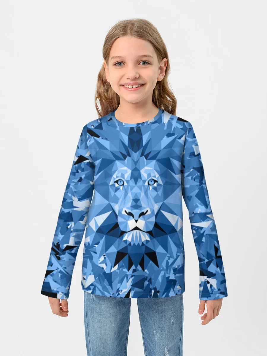 Baumwoll-Langarmshirt Mädchen