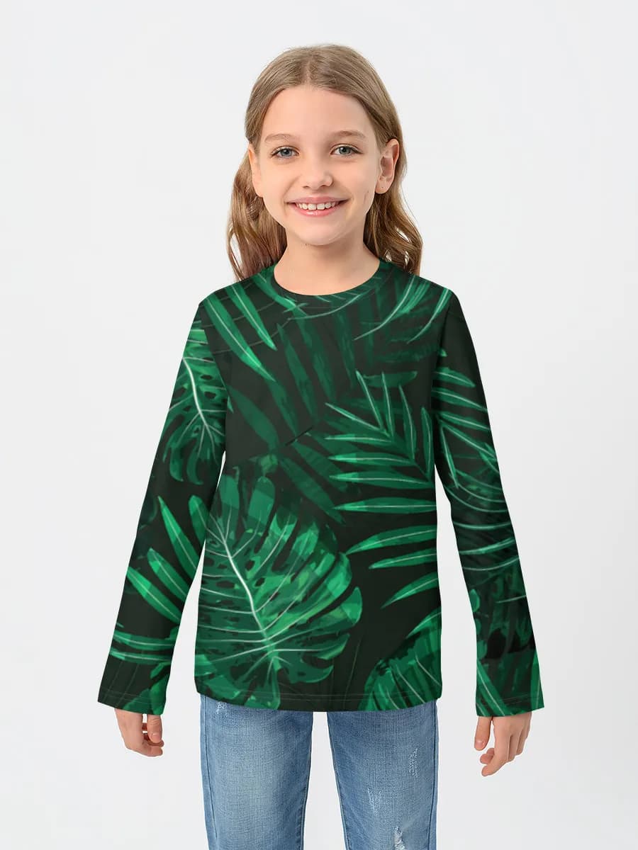 T-shirt manches longues coton fille