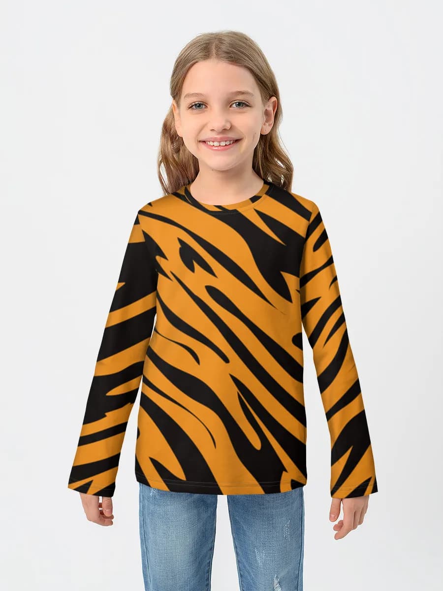 T-shirt manches longues coton fille