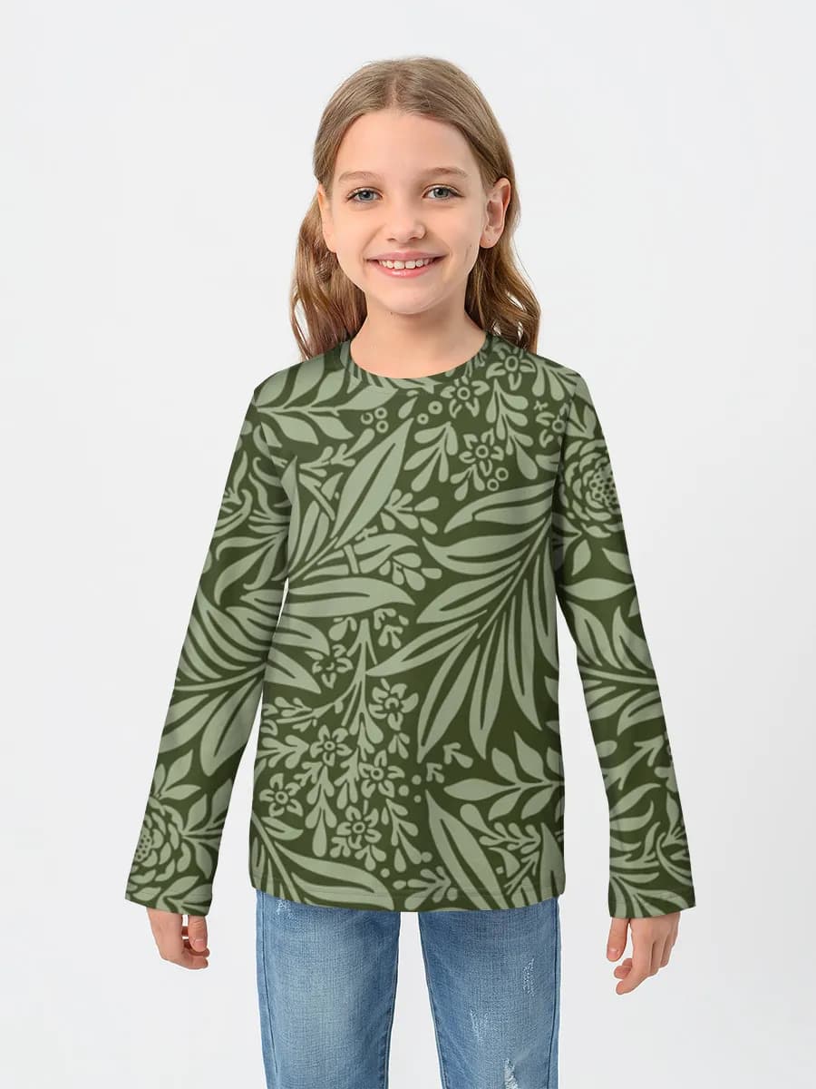 T-shirt manches longues coton fille