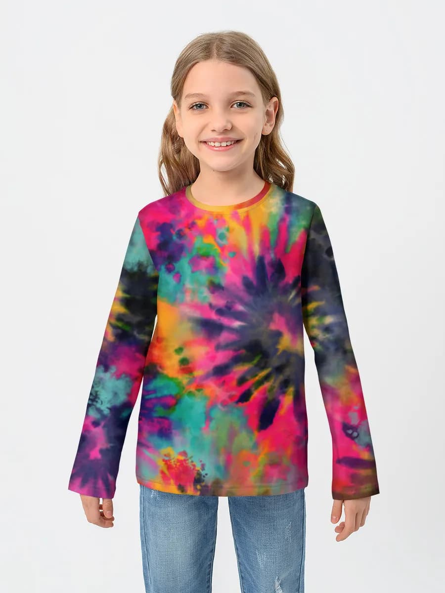 T-shirt manches longues coton fille