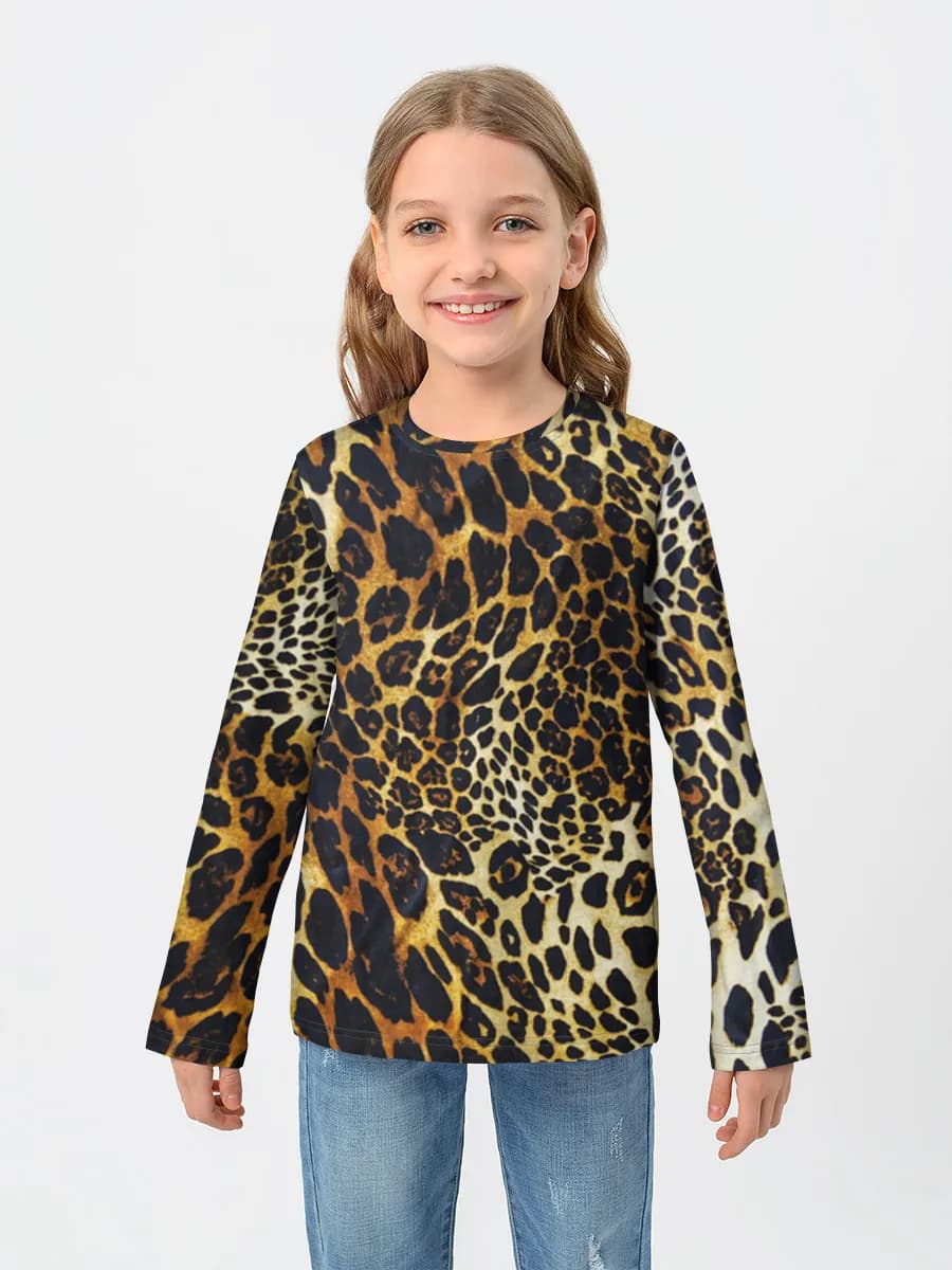 T-shirt manches longues coton fille