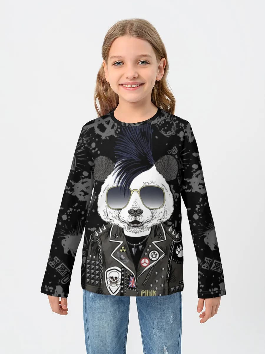 Camiseta Manga Larga de Algodón Niña
