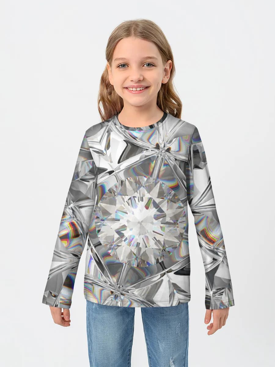 Camiseta Manga Larga de Algodón Niña