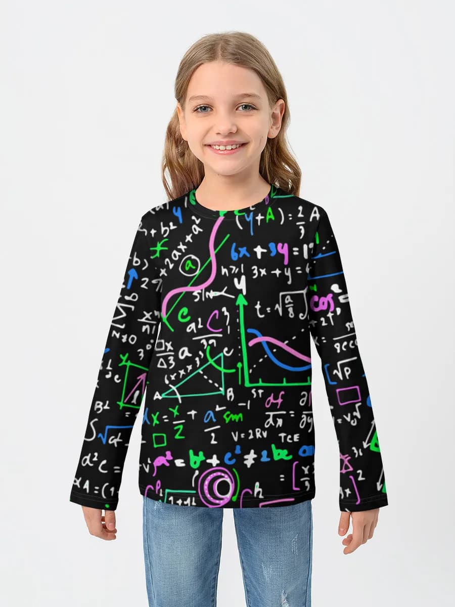 Baumwoll-Langarmshirt Mädchen