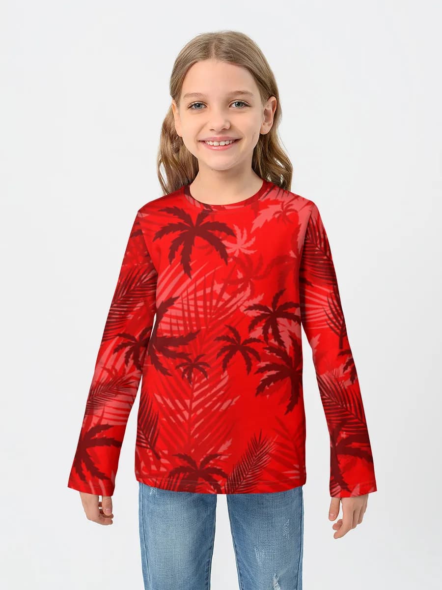 T-shirt manches longues coton fille