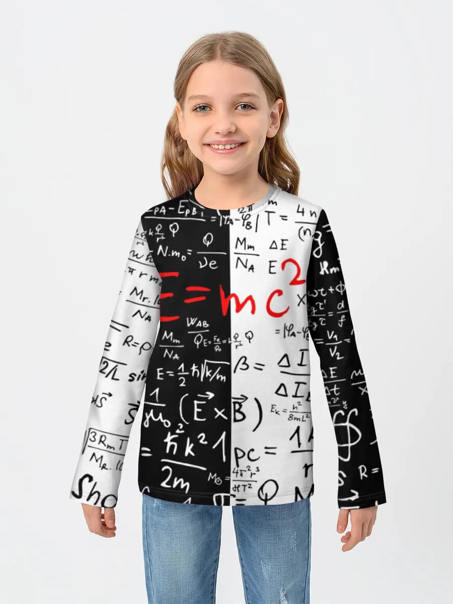 Baumwoll-Langarmshirt Mädchen
