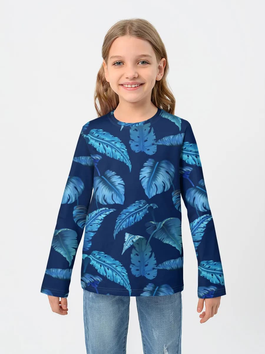 Camiseta Manga Larga de Algodón Niña