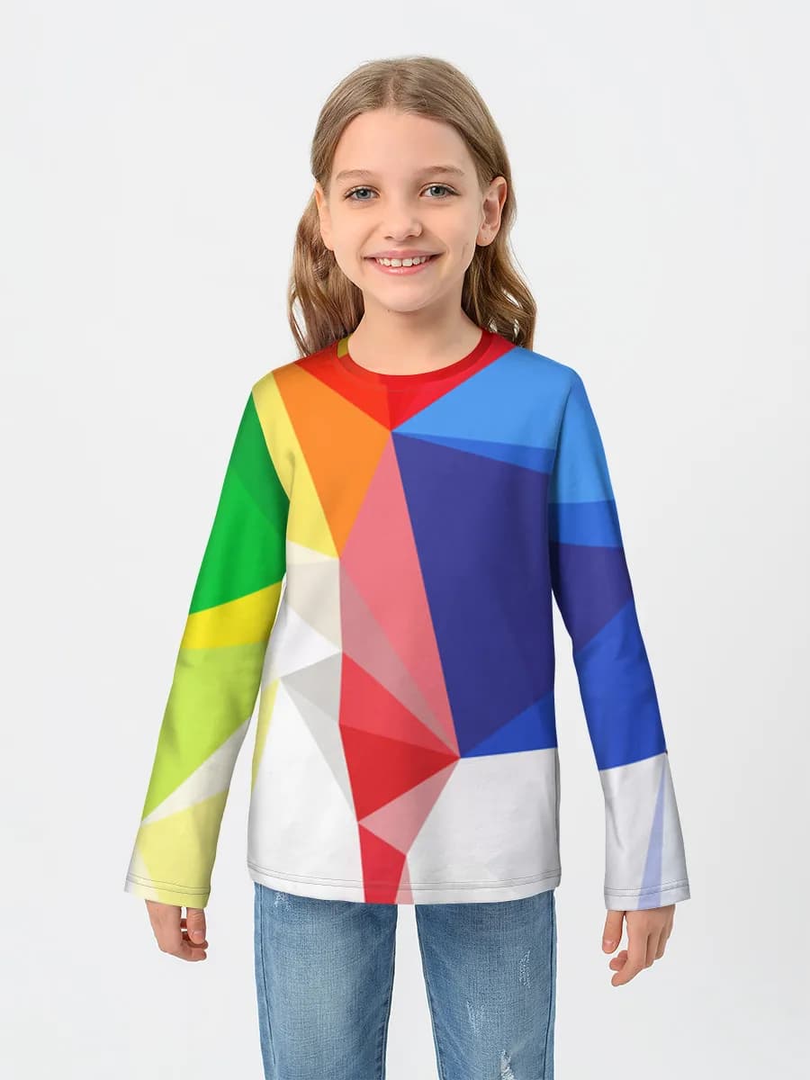Camiseta Manga Larga de Algodón Niña