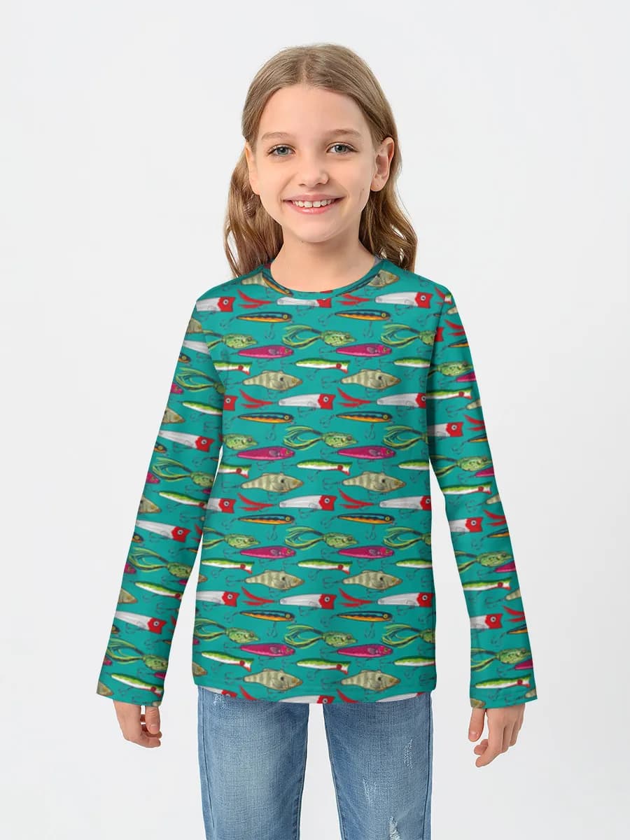 Camiseta Manga Larga de Algodón Niña