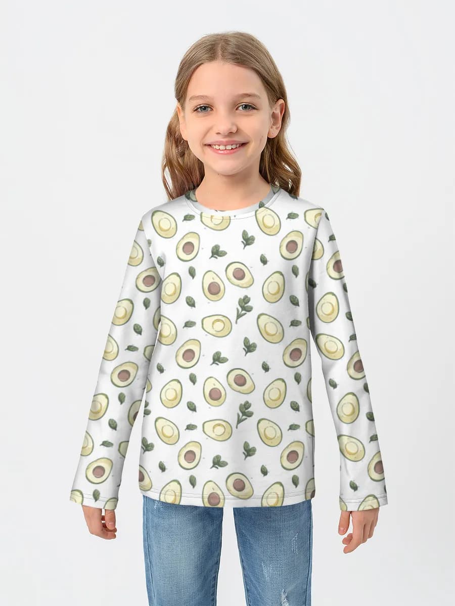 Camiseta Manga Larga de Algodón Niña