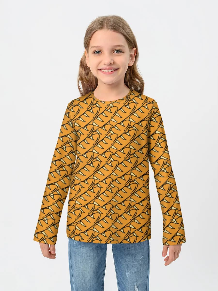 Camiseta Manga Larga de Algodón Niña