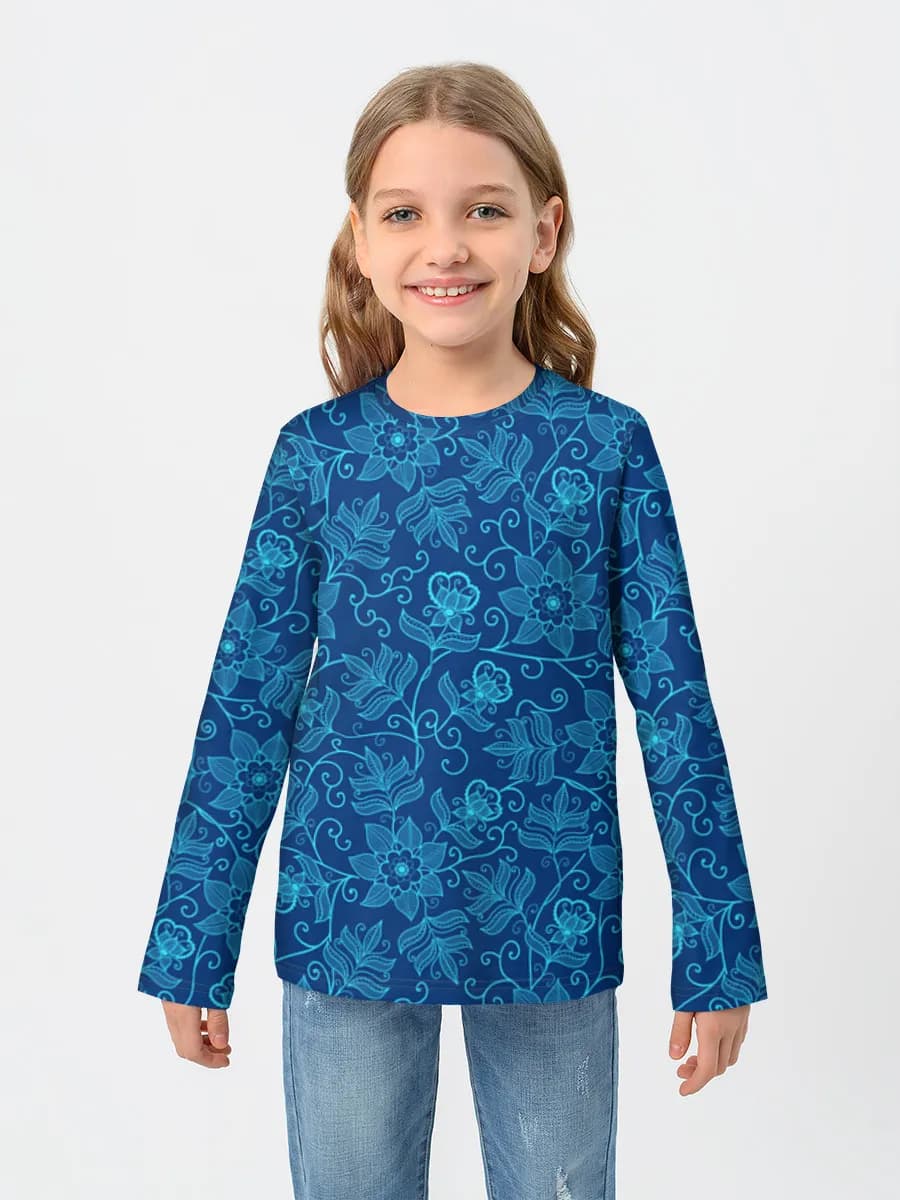 T-shirt manches longues coton fille