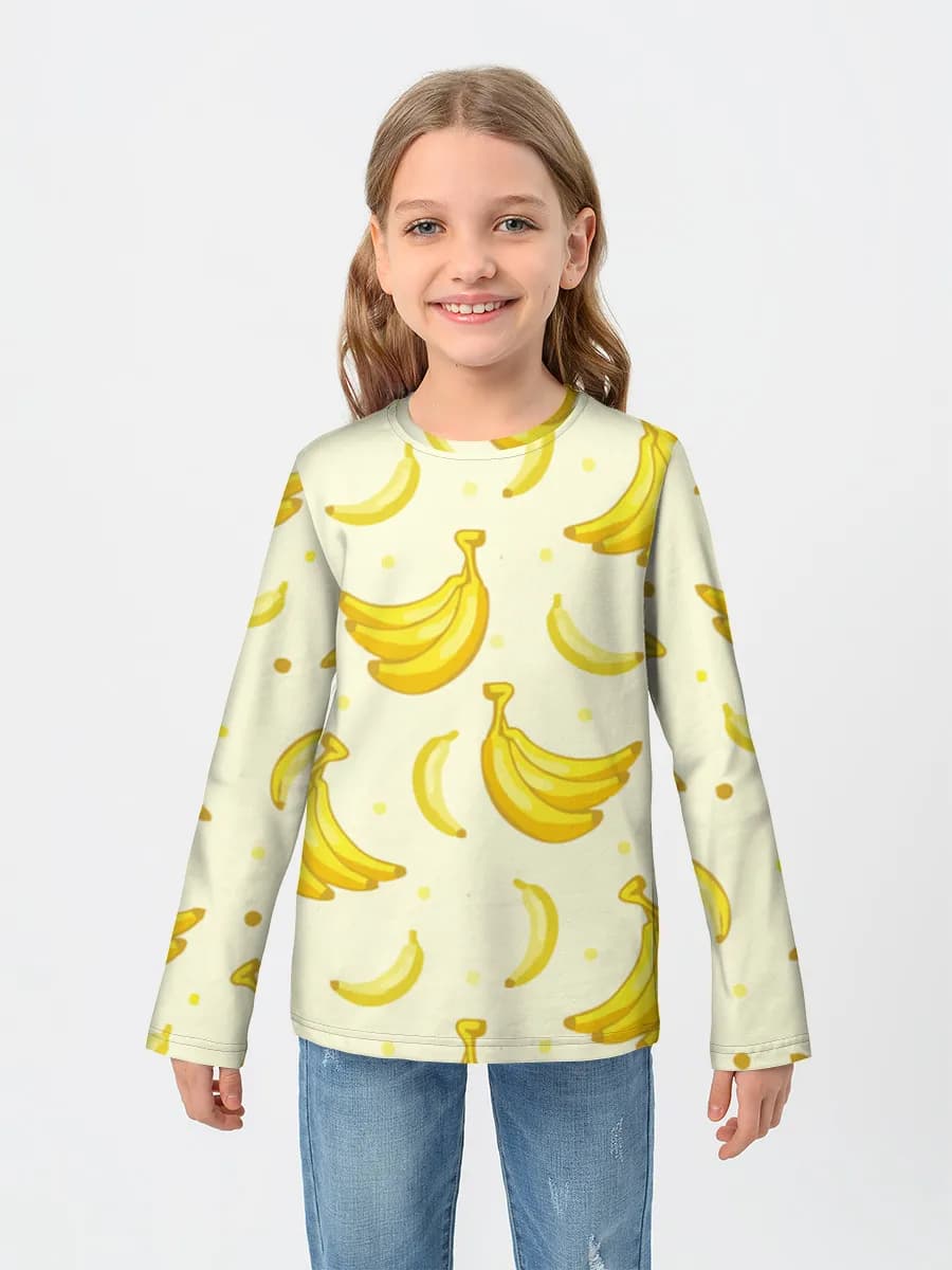 Camiseta Manga Larga de Algodón Niña
