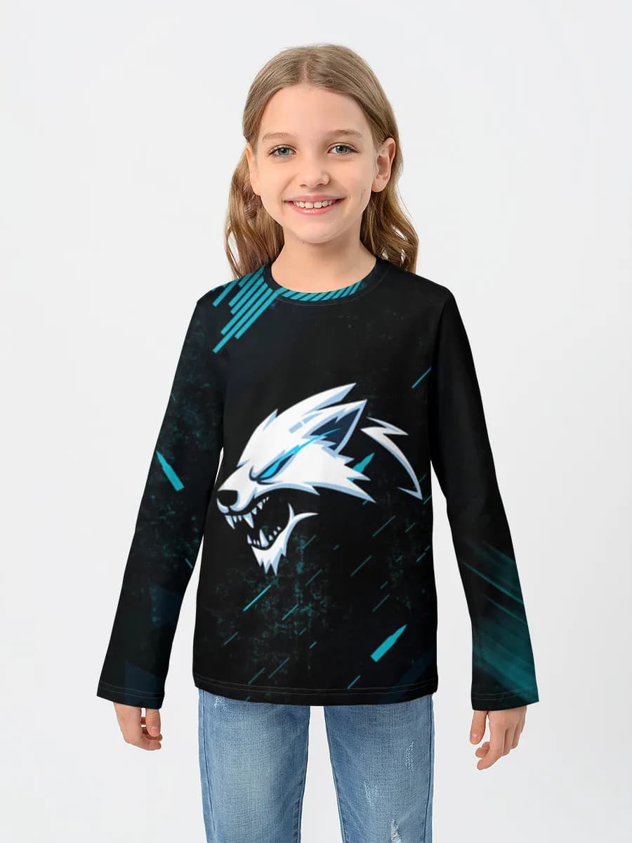 Camiseta Manga Larga de Algodón Niña