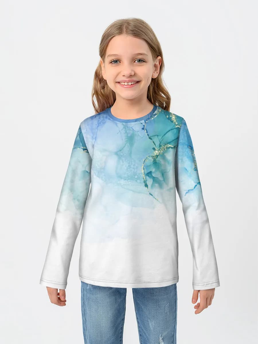Camiseta Manga Larga de Algodón Niña
