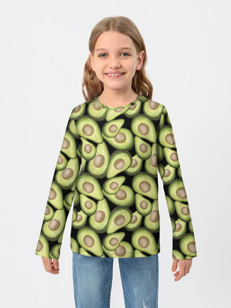 Camiseta Manga Larga de Algodón Niña
