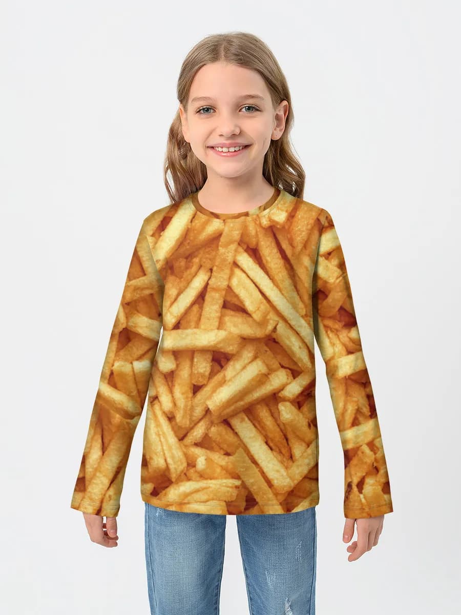 女の子 コットン ロンT
